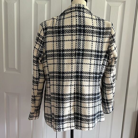 Primark Double Breasted Blazer in Navy and White size 12 - Picture 12 of 16